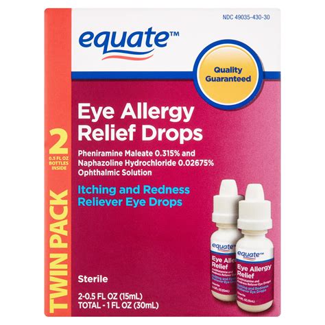 eye drops for allergic skin test